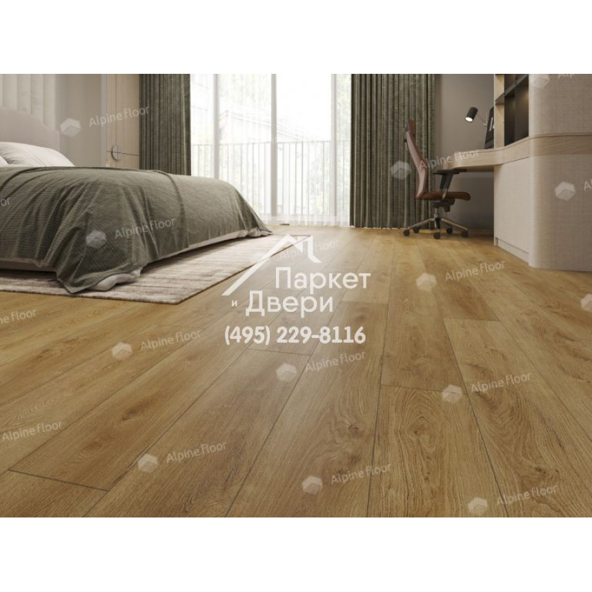 Виниловый пол Alpine Floor Ultra LVT плитка Дуб южный ЕСО 5-29-4