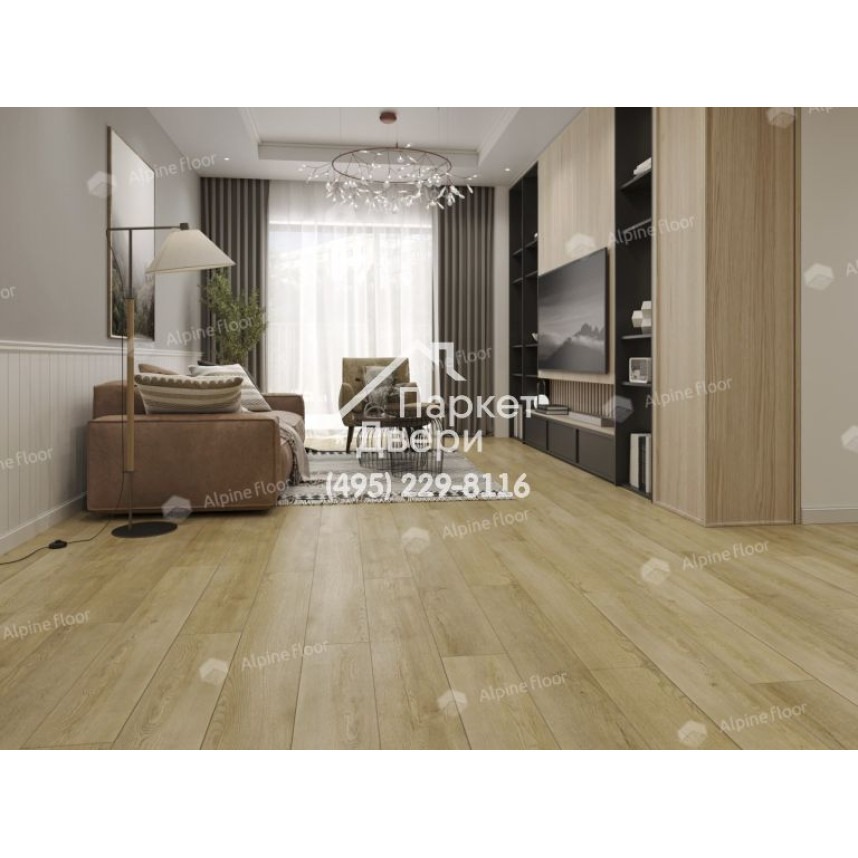 Виниловый пол Alpine Floor Ultra LVT плитка Дуб старинный ЕСО 5-33-2