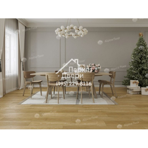 Виниловый пол Alpine Floor Ultra LVT плитка Дуб Итальянский ЕСО 5-35