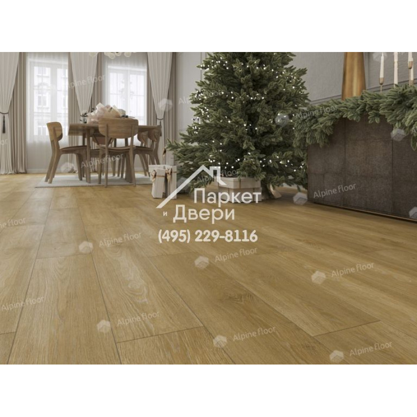 Виниловый пол Alpine Floor Ultra LVT плитка Дуб Итальянский ЕСО 5-35-4