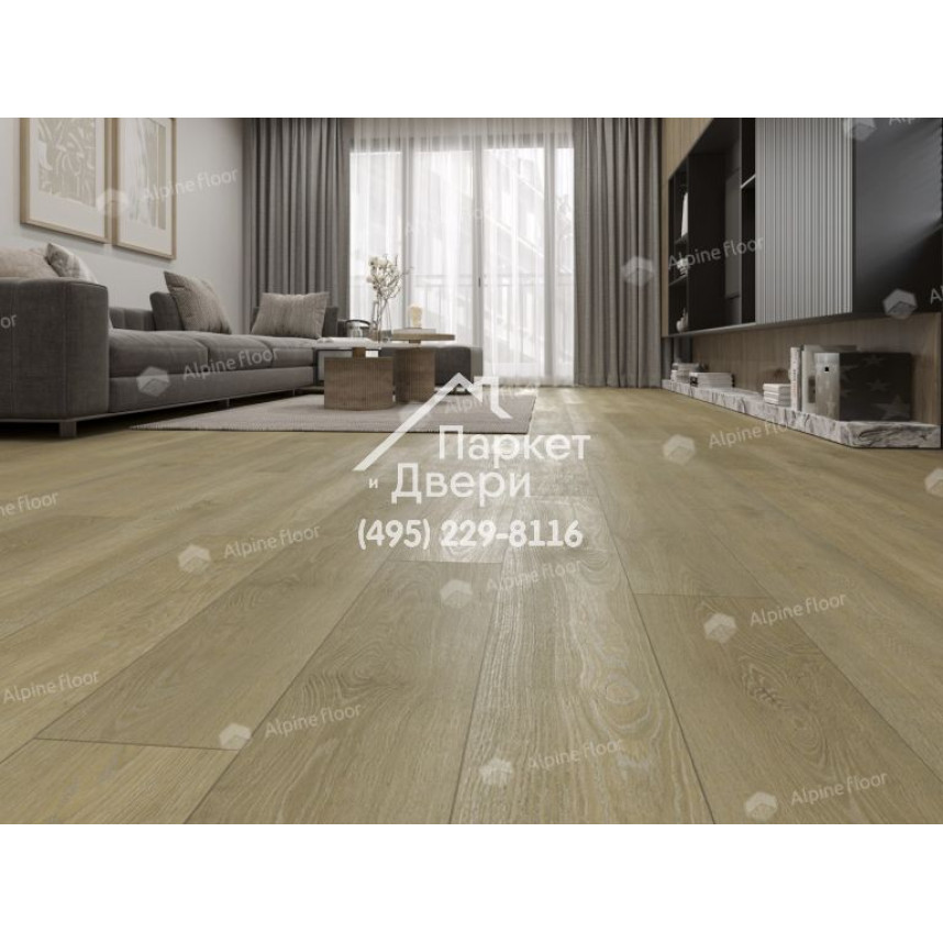 Виниловый пол Alpine Floor Ultra LVT плитка Дуб Скандинавия ЕСО 5-36-4