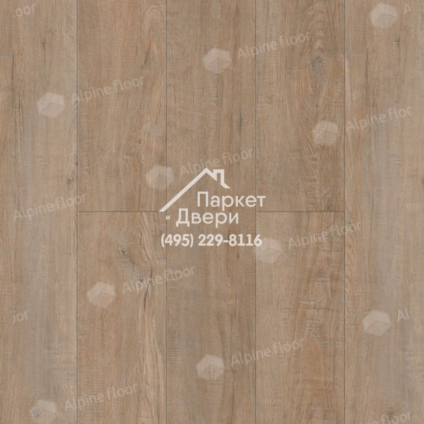 Виниловый пол Alpine Floor Ultra LVT плитка Дуб Амбер ЕСО 5-39-1
