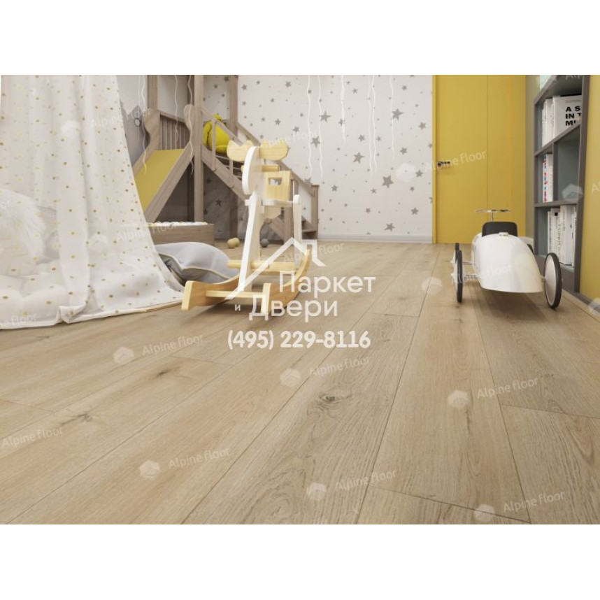 Виниловый пол Alpine Floor Easy Line Дуб Миндальный ЕСО 3-27-4