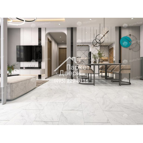 Виниловый пол Alpine Floor LIGHT STONE LVT плитка Вердон ECO-15-4