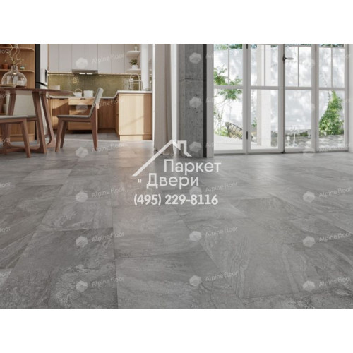 Виниловый пол Alpine Floor LIGHT STONE LVT плитка Хэмпшир ECO-15-11