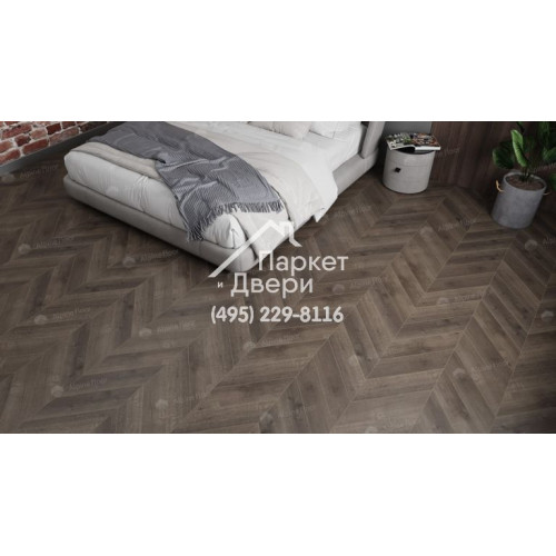 Виниловый пол Alpine Floor Chevron Alpine LVT плитка Дуб Антарес Chevron ECO 20-9