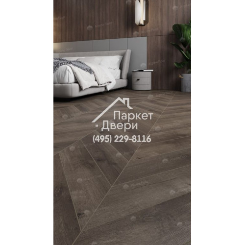 Виниловый пол Alpine Floor Chevron Alpine LVT плитка Дуб Антарес Chevron ECO 20-9