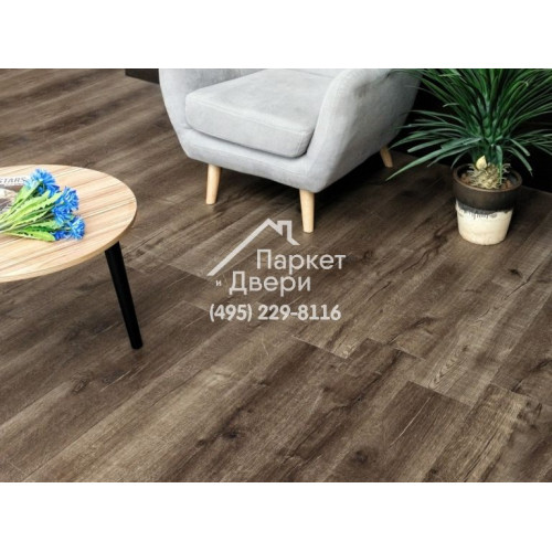 Виниловый пол Alpine Floor Real Wood SPC ламинат Дуб Vermont ЕСО 2-3