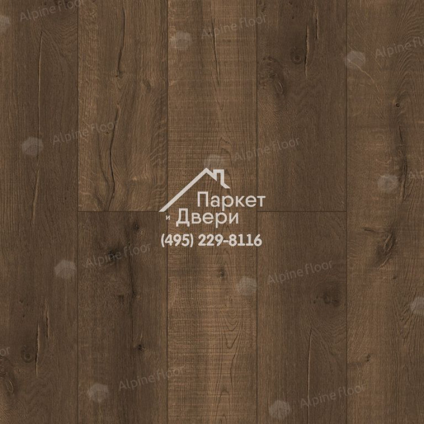 Виниловый пол Alpine Floor Real Wood SPC ламинат Дуб Vermont ЕСО 2-3-4