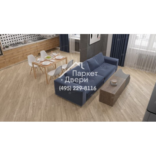 Виниловый пол Alpine Floor Sequoia SPC ламинат Секвойя Коньячная ЕСО 6-2 SPC