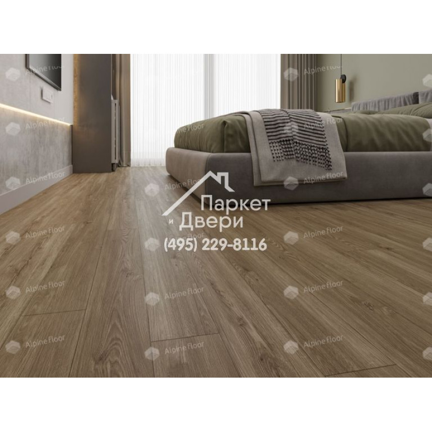 Виниловый пол Alpine Floor Sequoia SPC ламинат Секвойя Рустикальная ЕСО 6-11 SPC-2