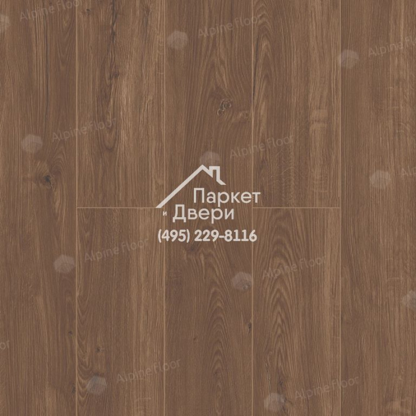 Виниловый пол Alpine Floor Sequoia SPC ламинат Секвойя Темная ЕСО 6-12 SPC-1