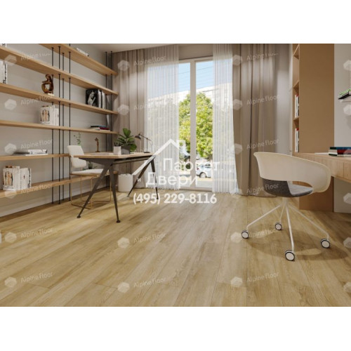 Виниловый пол Alpine Floor Sequoia SPC ламинат Секвойя Венето ЕСО 6-13 SPC