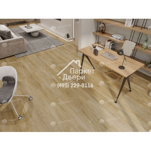 Виниловый пол Alpine Floor Sequoia SPC ламинат Секвойя Венето ЕСО 6-13 SPC