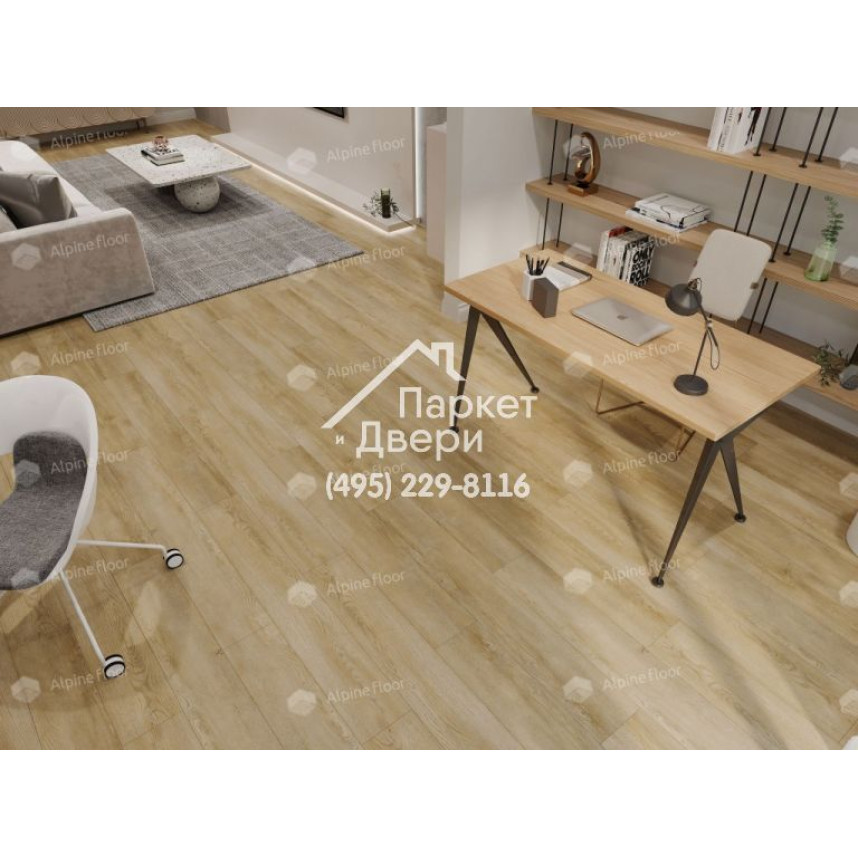 Виниловый пол Alpine Floor Sequoia SPC ламинат Секвойя Венето ЕСО 6-13 SPC