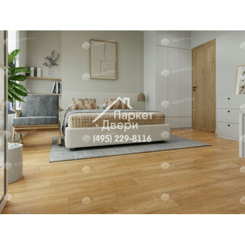Виниловый пол Alpine Floor Sequoia SPC ламинат Секвойя Пуро ЕСО 6-14 SPC