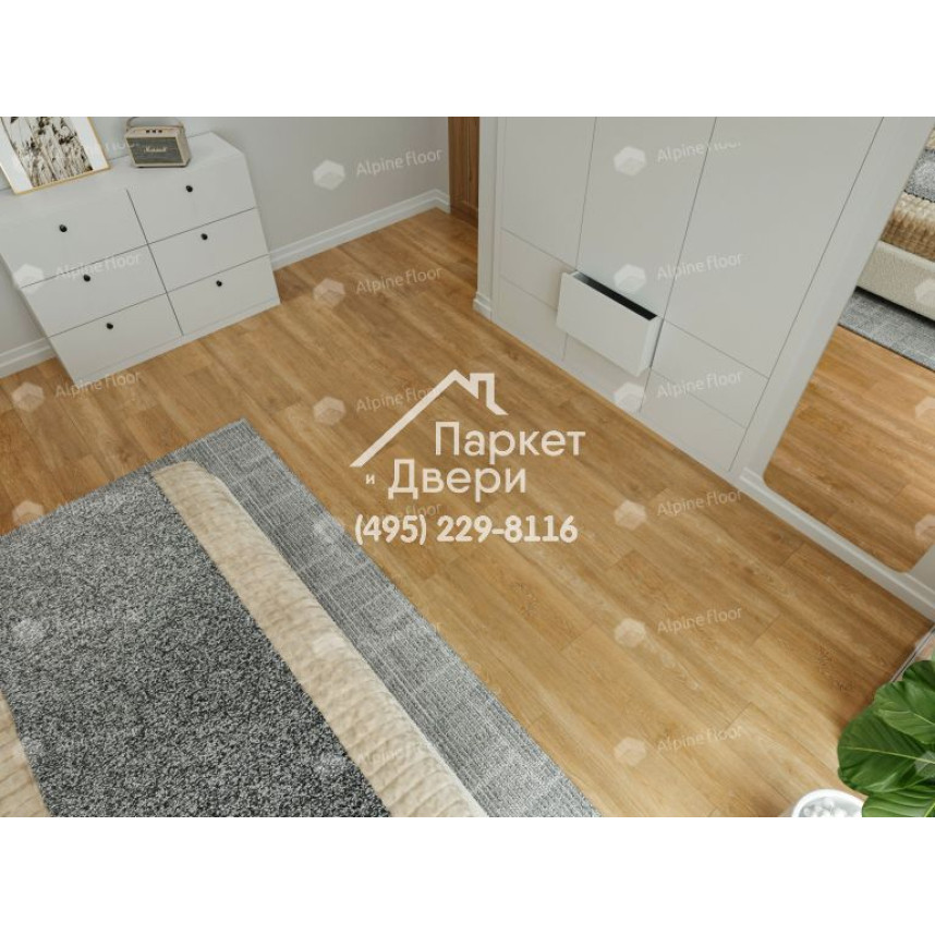 Виниловый пол Alpine Floor Sequoia SPC ламинат Секвойя Пуро ЕСО 6-14 SPC-4