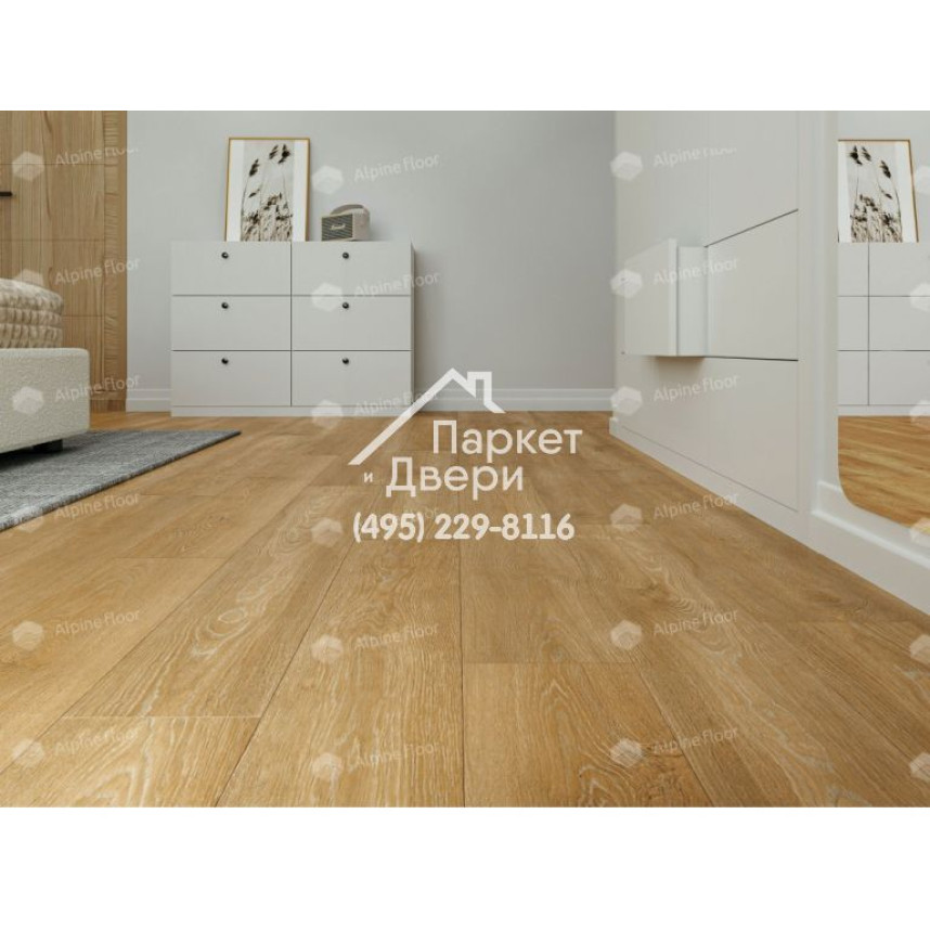 Виниловый пол Alpine Floor Sequoia SPC ламинат Секвойя Пуро ЕСО 6-14 SPC