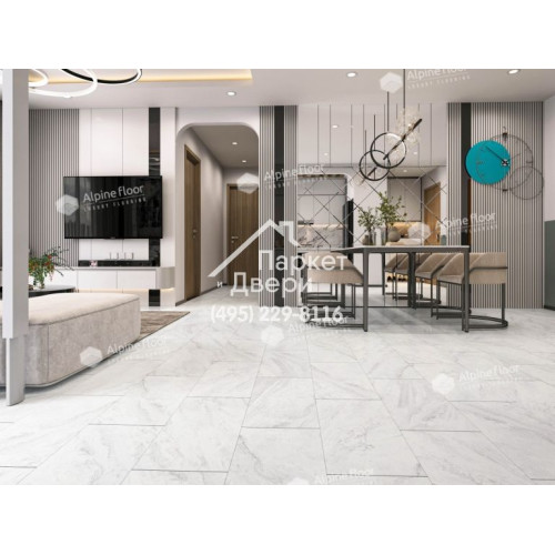 Виниловый пол Alpine Floor Stone Mineral Core SPC ламинат Вердон (без подложки) ЕСО 4-17