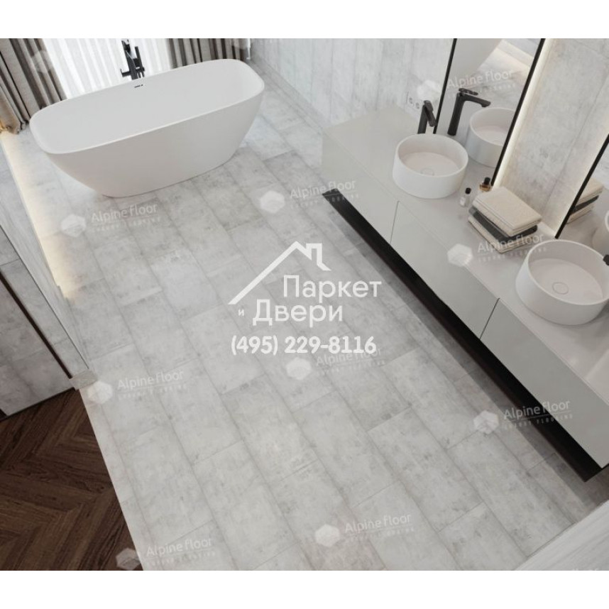 Виниловый пол Alpine Floor Stone Mineral Core SPC ламинат Сумидеро (без подложки) ЕСО 4-18-4