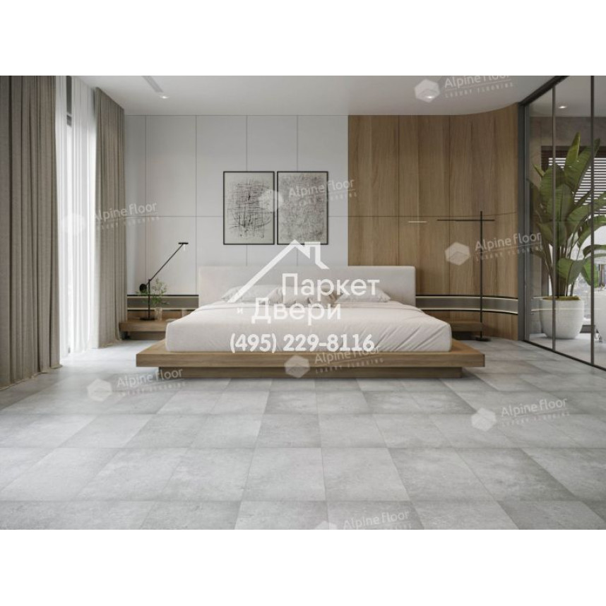 Виниловый пол Alpine Floor Stone Mineral Core SPC ламинат Ройал (без подложки) ЕСО 4-21-3