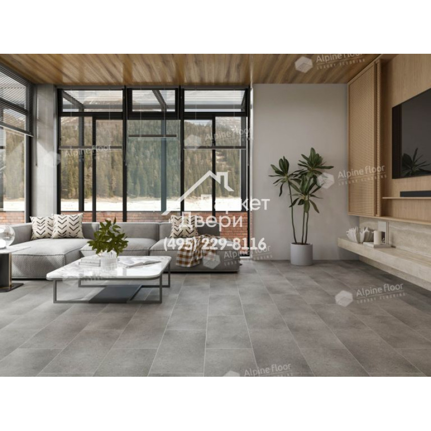 Виниловый пол Alpine Floor Stone Mineral Core SPC ламинат Майдес (без подложки) ЕСО 4-23-3