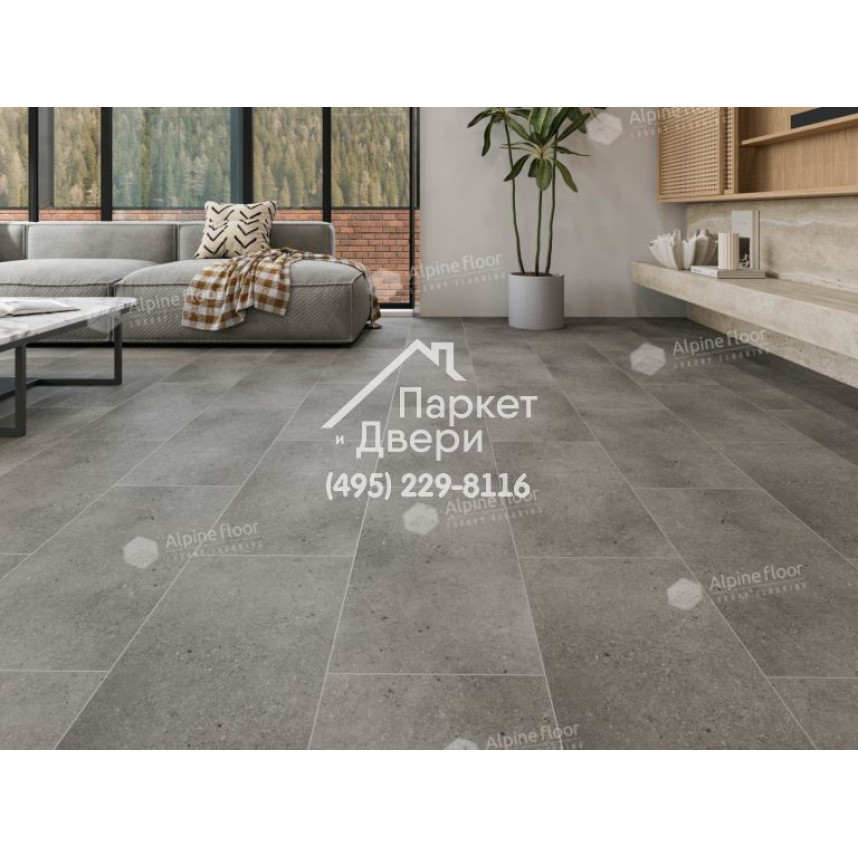 Виниловый пол Alpine Floor Stone Mineral Core SPC ламинат Майдес (без подложки) ЕСО 4-23-5