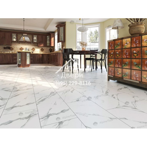 Виниловый пол Alpine Floor Stone Mineral Core SPC ламинат Делмар ЕСО 4-25