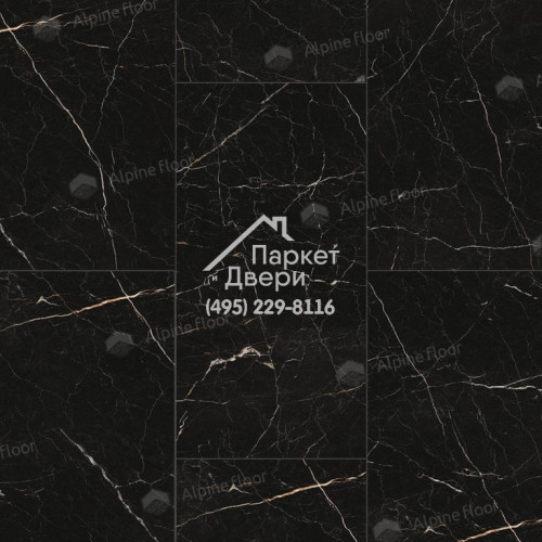 Виниловый пол Alpine Floor Stone Mineral Core SPC ламинат Неро ЕСО 4-27