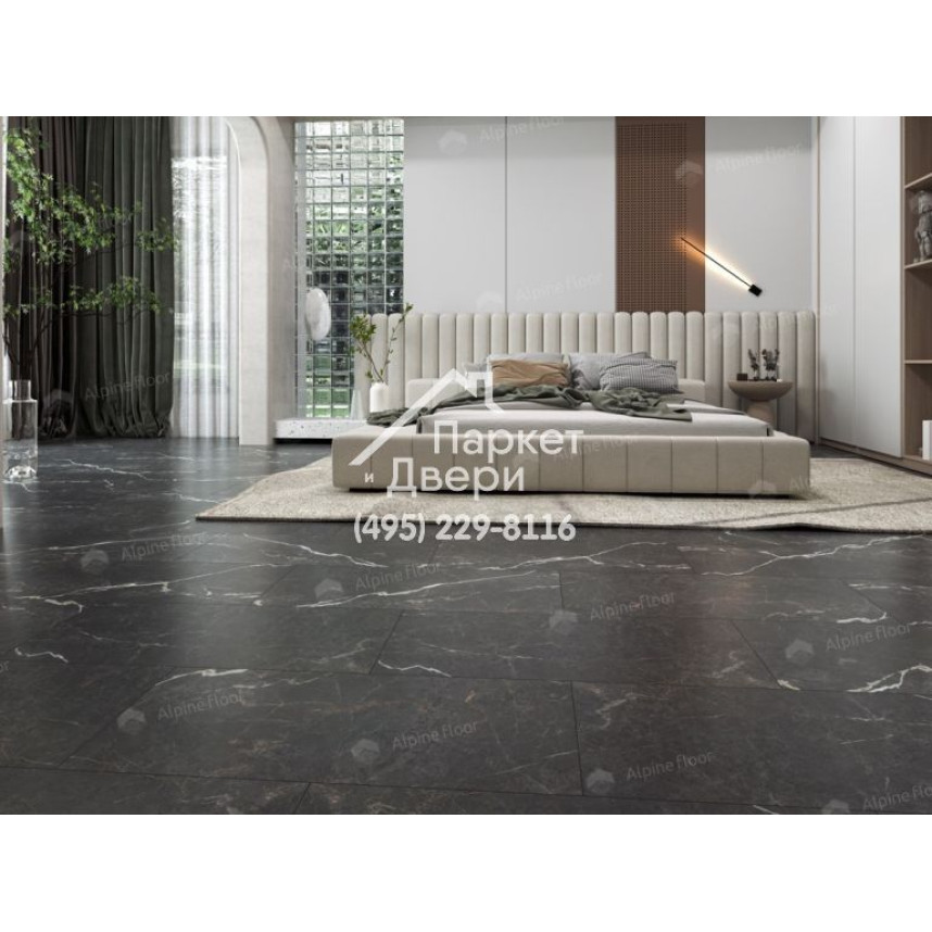 Виниловый пол Alpine Floor Stone Mineral Core SPC ламинат Гермес ЕСО 4-28-1