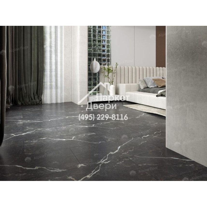 Виниловый пол Alpine Floor Stone Mineral Core SPC ламинат Гермес ЕСО 4-28-2