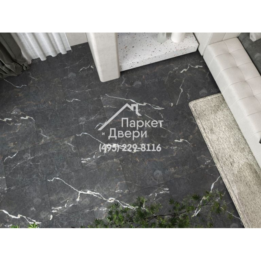 Виниловый пол Alpine Floor Stone Mineral Core SPC ламинат Гермес ЕСО 4-28-3