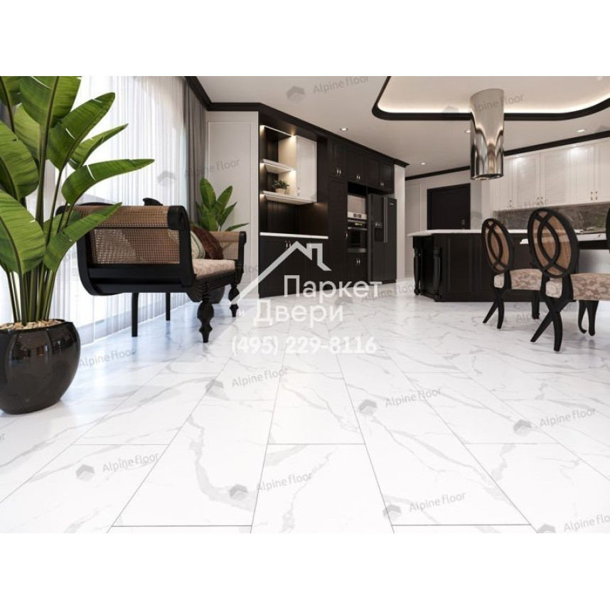 Виниловый пол Alpine Floor Stone Mineral Core SPC ламинат Гранти ЕСО 4-31-2
