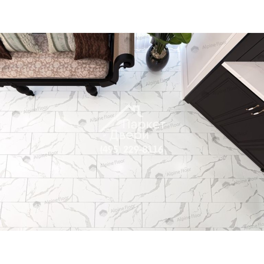 Виниловый пол Alpine Floor Stone Mineral Core SPC ламинат Гранти ЕСО 4-31-3