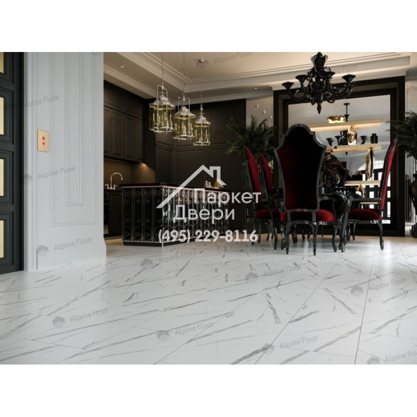 Виниловый пол Alpine Floor Stone Mineral Core SPC ламинат Санди ЕСО 4-32-1