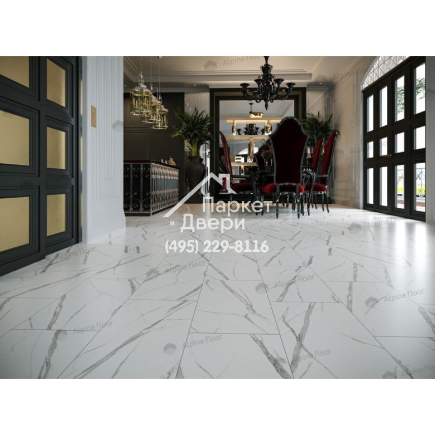 Виниловый пол Alpine Floor Stone Mineral Core SPC ламинат Санди ЕСО 4-32-2