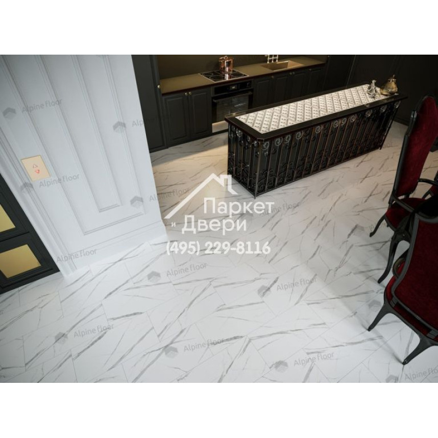 Виниловый пол Alpine Floor Stone Mineral Core SPC ламинат Санди ЕСО 4-32-3