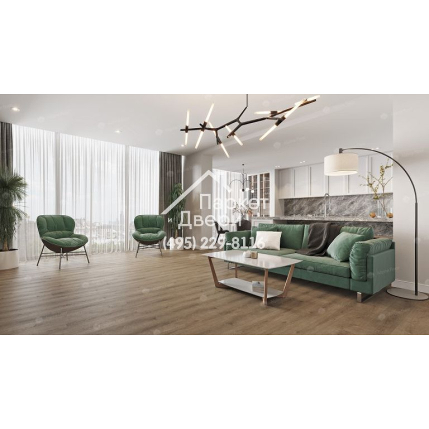 Виниловый пол Alpine Floor Solo SPC ламинат Ларгетто ЕСО 14-3