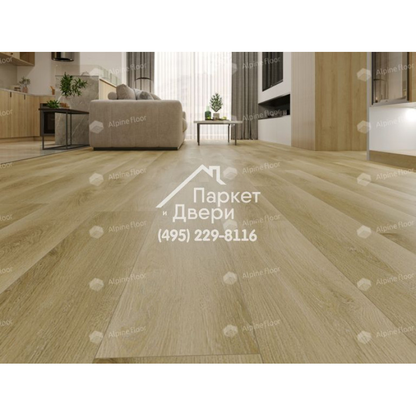 Виниловый пол Alpine Floor Intense SPC ламинат Баварский лес ЕСО 9-12-2