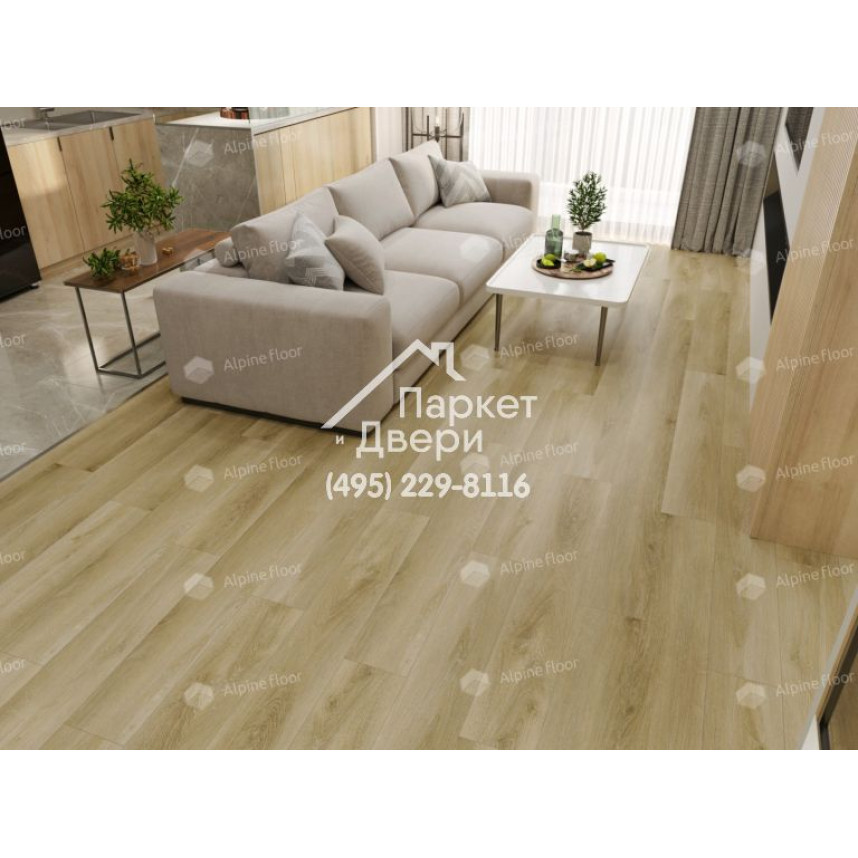 Виниловый пол Alpine Floor Intense SPC ламинат Баварский лес ЕСО 9-12-3