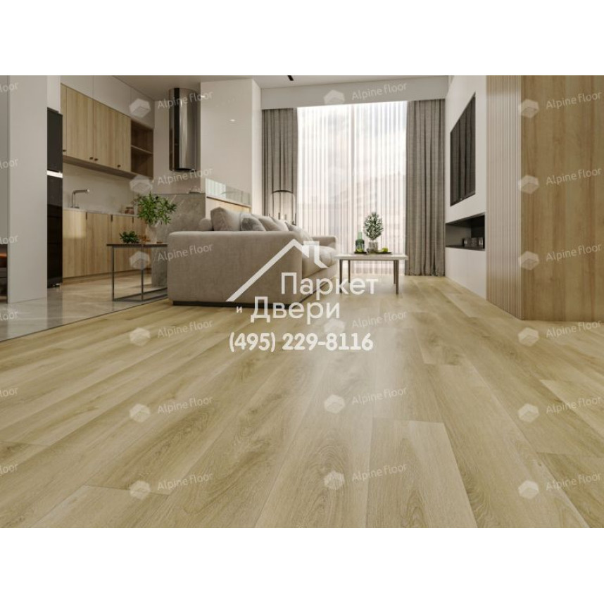 Виниловый пол Alpine Floor Intense SPC ламинат Баварский лес ЕСО 9-12-4