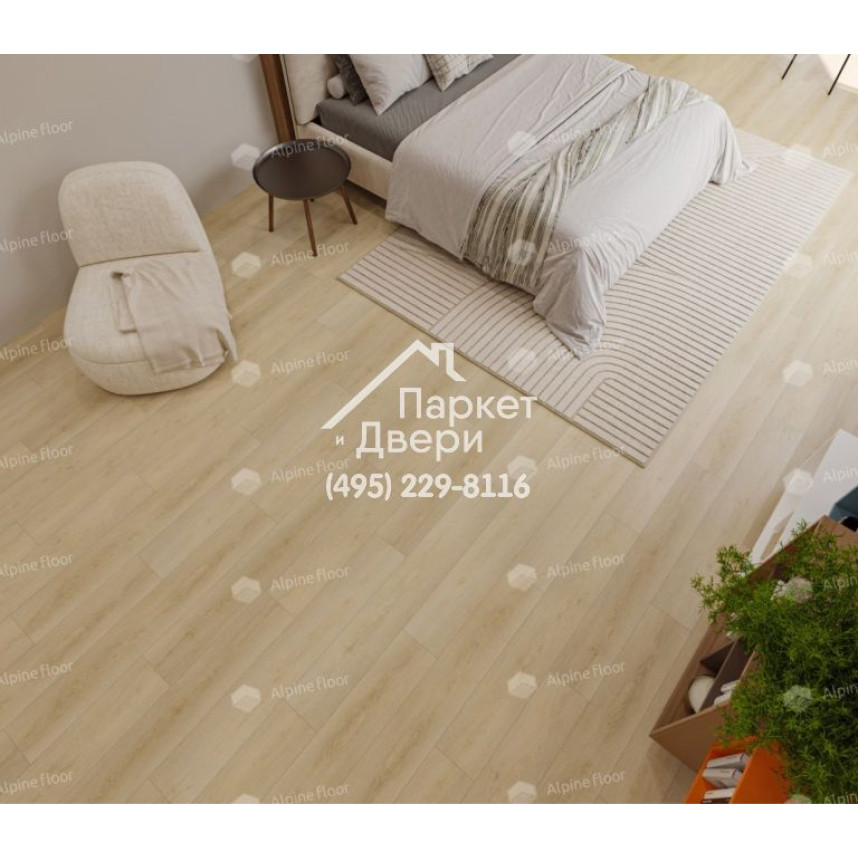 Виниловый пол Alpine Floor Intense SPC ламинат Тихий лес ЕСО 9-13-3