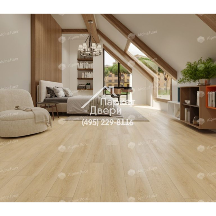 Виниловый пол Alpine Floor Intense SPC ламинат Тихий лес ЕСО 9-13-4