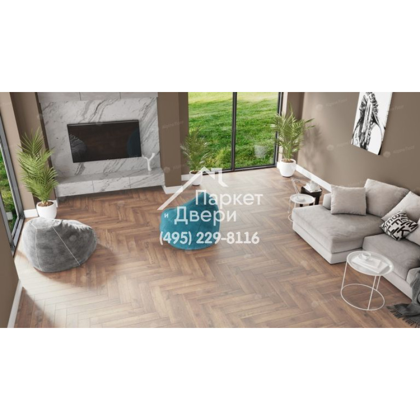 Виниловый пол Alpine Floor Parquet Light SPC ламинат ДУБ ROYAL ЕСО 13-2-4