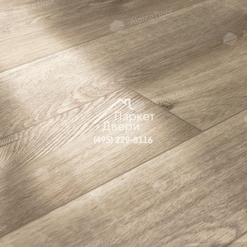Виниловый пол Alpine Floor Parquet Light SPC ламинат ДУБ НАТУРАЛЬНЫЙ ОТБЕЛЕННЫЙ ЕСО 13-5-1
