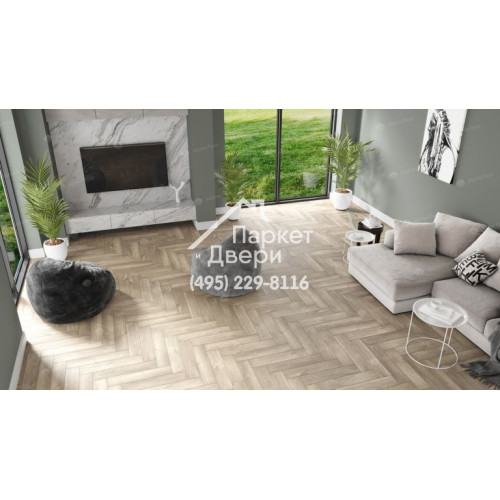 Виниловый пол Alpine Floor Parquet Light SPC ламинат ДУБ НАТУРАЛЬНЫЙ ОТБЕЛЕННЫЙ ЕСО 13-5