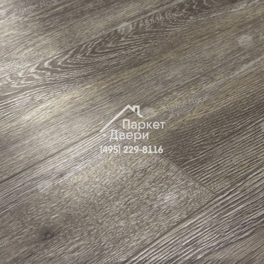 Виниловый пол Alpine Floor Parquet Light SPC ламинат ВЕНГЕ ГРЕЙ ЕСО 13-8-4