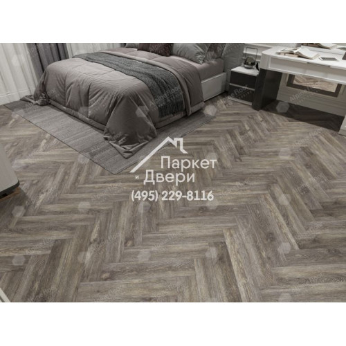 Виниловый пол Alpine Floor Parquet Light SPC ламинат ВЕНГЕ ГРЕЙ ЕСО 13-8