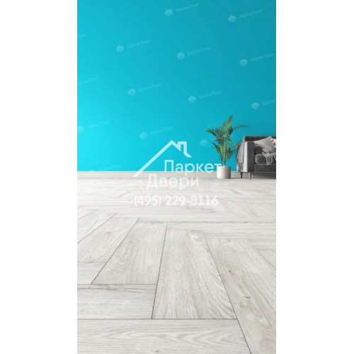 Виниловый пол Alpine Floor Parquet Light SPC ламинат СНЕЖНЫЙ ЕСО 13-11