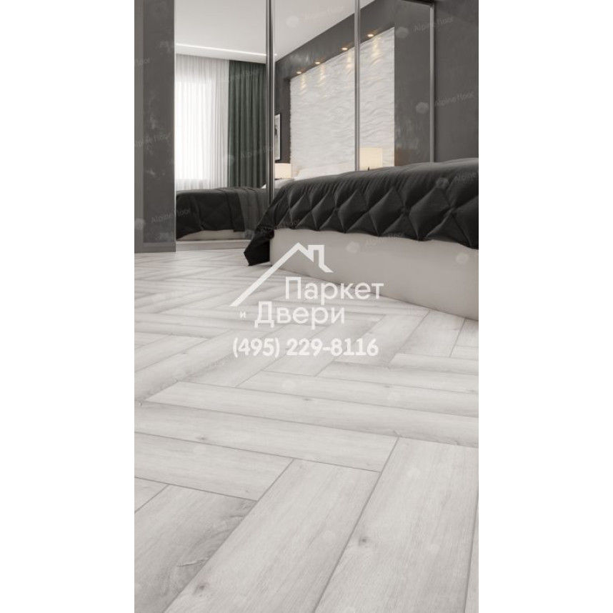 Виниловый пол Alpine Floor Parquet Light SPC ламинат Дуб Альхена ЕСО 13-12-4